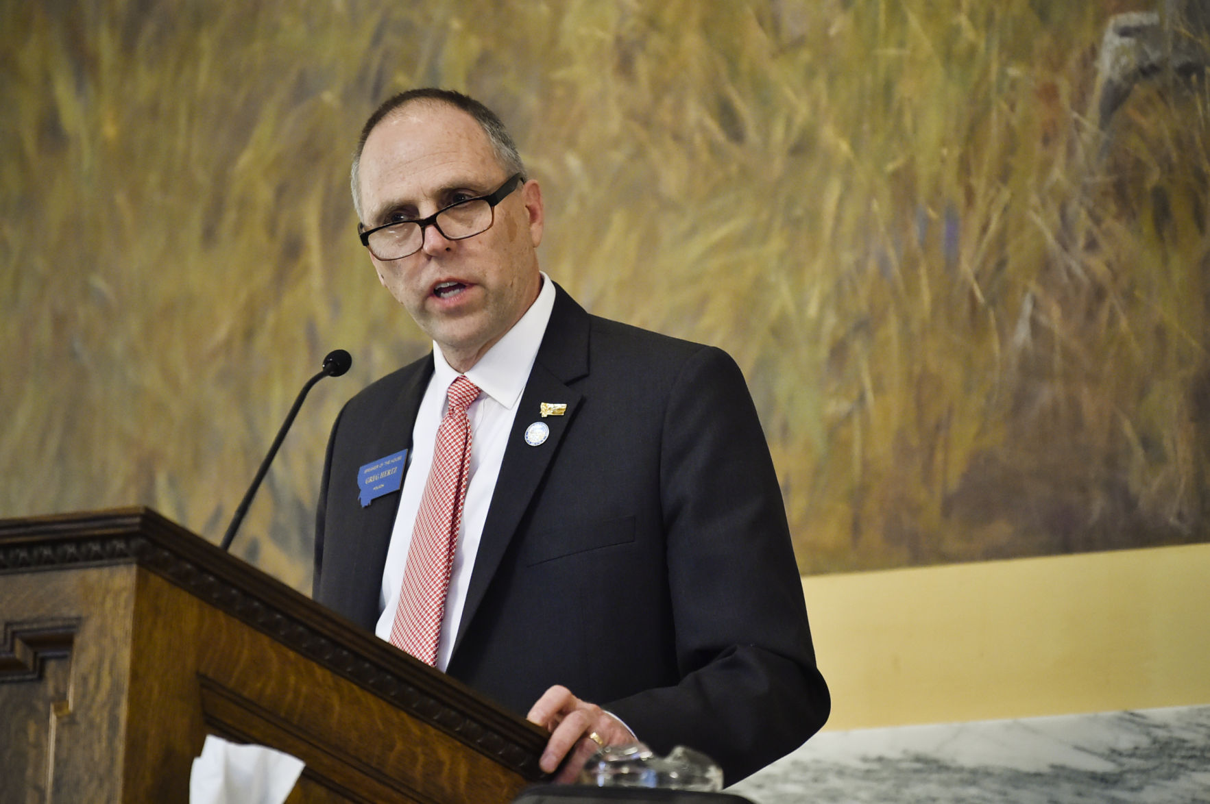 Speaker of the House Greg Hertz (R-Polson)